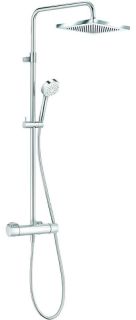 Душевая стойка Kludi Logo Dual shower system с термостатом хром 6809805-00